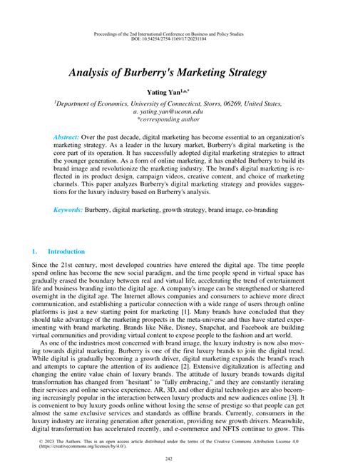 burberry forecasting stockout pdf|burberry strategy.